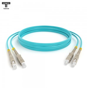 SC-SC OM3 duplex 50/125 аква