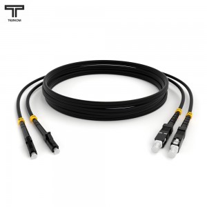 LC-SC OM4 duplex 50/125 черный