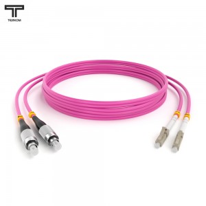 FC-LC OM4 duplex 50/125 маджента