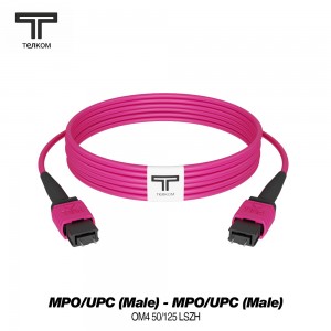 MPO(m)-MPO(m) тип A 50/125 OM4