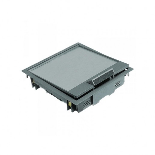 Electraplan 32316.41 (KD2 Q02R5 7011) Люк на 2 модуля 45х45мм, внешние размеры (152х152мм), серый RAL 7011