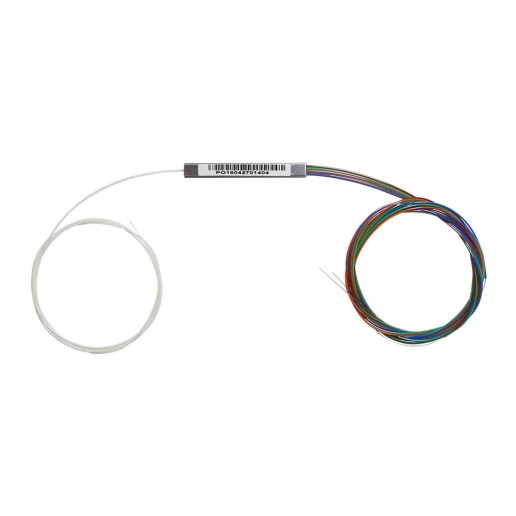 Сплиттер PLC, 1х4, 0.9mm, 1м, 1260-1650, неоконцованный
