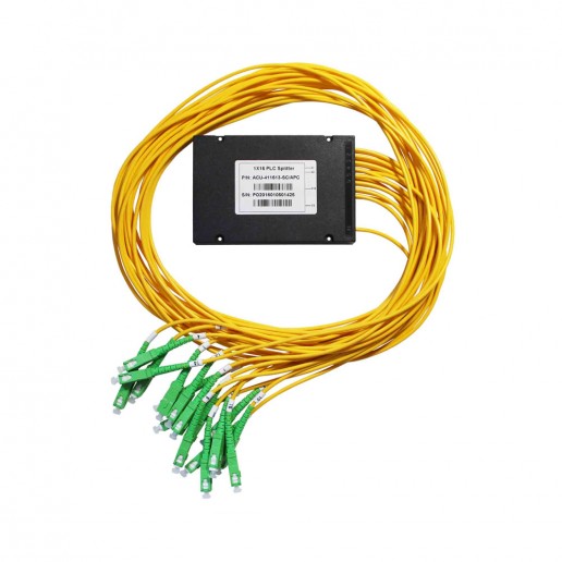 Сплиттер PLC, 1х16, 3.0mm, 1м, 1260-1650 оконцованный SC/APC
