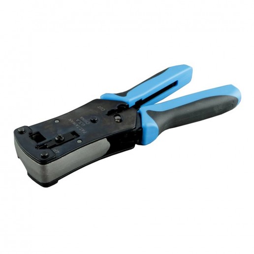 Cabeus HT-N468B Инструмент обжимной для RJ-45 (8р8с), RJ-11/12 (6р6с, 6р4с, 6р2с), 4р4с, 4р2с, профессиональный