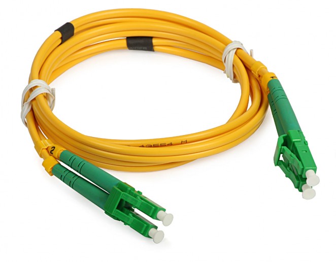 Cabeus FOP(d)-9-LC/APC-LC/APC-25m Шнур оптический duplex LC/APC-LC/APC 9/125 sm 25м LSZH