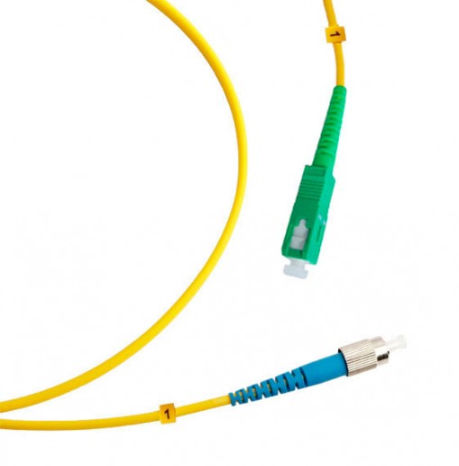 Cabeus FOP(s)-9-SC/APC-FC/UPC-1,5m Шнур оптический simplex SC/APC-FC/UPC 9/125 sm 1,5м LSZH