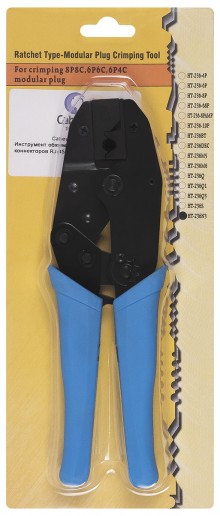 Cabeus HT-236N3 Инструмент обжимной для экранированных коннекторов RJ-45 (8р8с) с хвостовиком