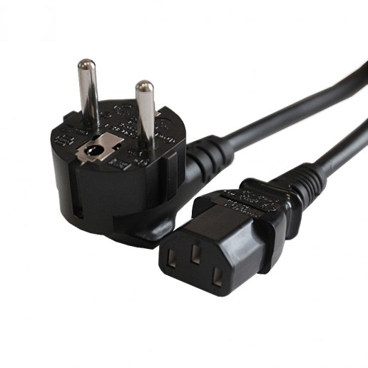 Cabeus PC-186-VDE-1.0-5M Кабель питания компьютера (Schuko+C13) (3x1.0), 5 м