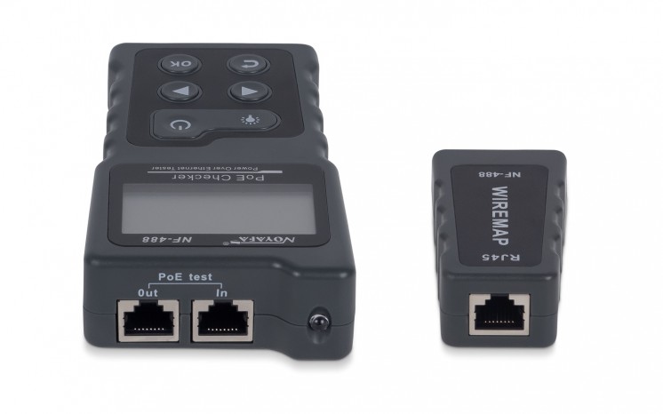Cabeus HT-488-PoE Тестер для витой пары + PoE