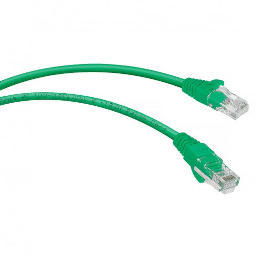 Cabeus PC-UTP-RJ45-Cat.6-2m-GN-LSZH Патч-корд U/UTP, категория 6, 2xRJ45/8p8c, неэкранированный, зеленый, LSZH, 2м