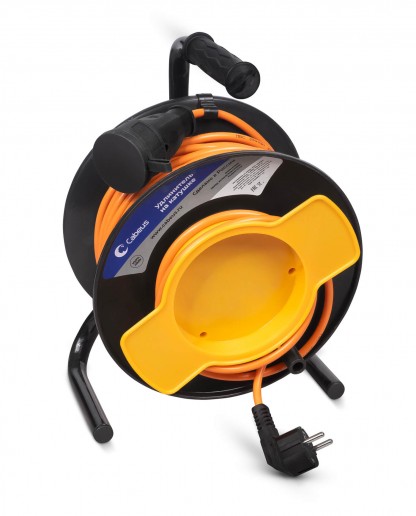 Cabeus EC-GC-3.5-G-30 Удлинитель ПВС 3500 Вт 30м на садовой катушке (С/з)