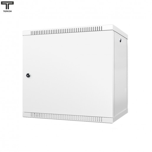 ТЕЛКОМ TL-9.6.3-M.7035Ш Шкаф настенный 9U 600x350x490мм (ШхГхВ) телекоммуникационный 19" дверь металлическая, цвет серый (RAL7035Ш) (4 места)