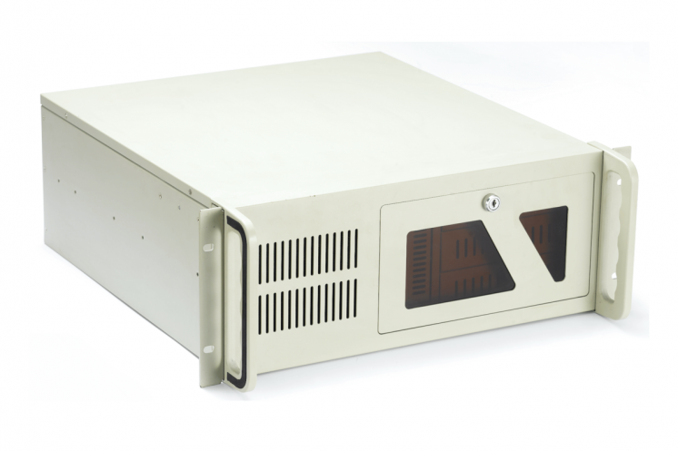 Cabeus CL-407-GY Корпус cерверный 19" 4U, 3x5.25"+8x3.5"HDD+1x3.5"FDD, без блока питания, цвет серый (RAL 7035)