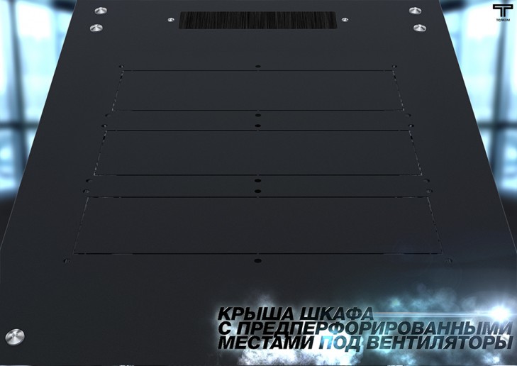 ТЕЛКОМ ТС-22.6.10-ПП.9005М Шкаф напольный 22U 600x1000x1098мм (ШхГхВ) телекоммуникационный 19", передняя дверь перфорированная - задняя дверь перфорированная, цвет черный (RAL9005М) (5 мест)