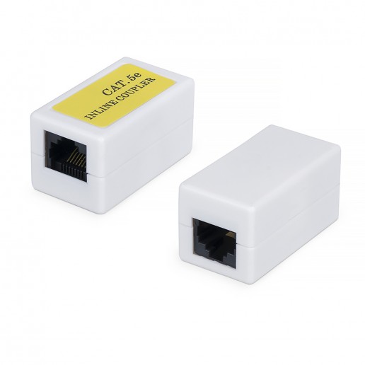 Cabeus CA-8P8C-C5e-WH Проходной адаптер (coupler), RJ-45(8P8C), категория 5e