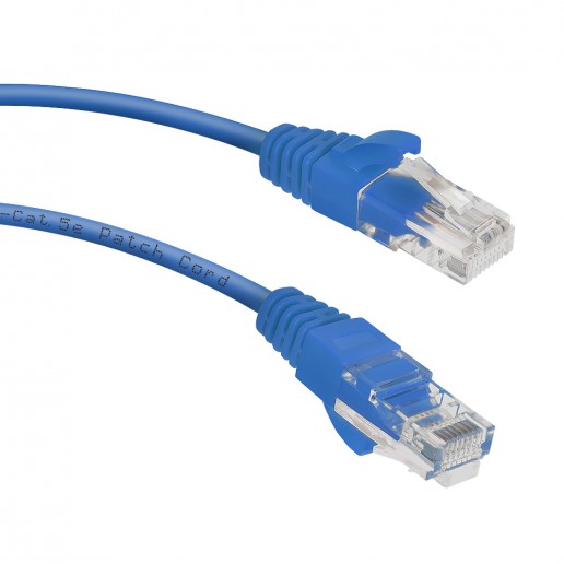 Cabeus PC-UTP-RJ45-Cat.5e-3m-BL Патч-корд U/UTP, категория 5е, 2xRJ45/8p8c, неэкранированный, синий, PVC, 3м