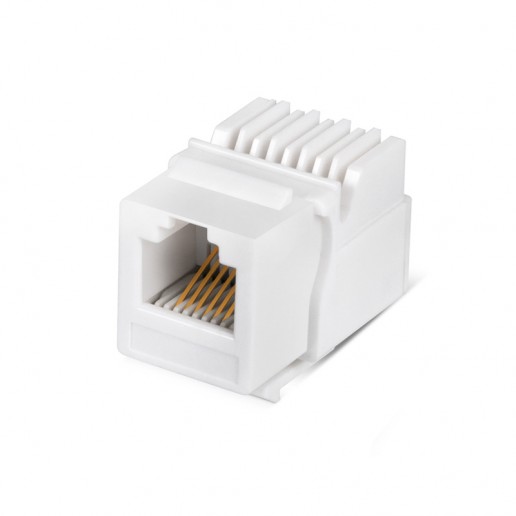 Cabeus KJ-RJ12-Toolless Вставка Keystone Jack, RJ-12(6P6C), без инструмента Toolless, белая