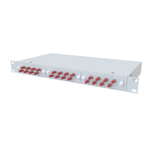 ТЕЛКОМ КСп-19-1U-24-ST/UPC-62.5/125 Кросс оптический 19" стоечный 1U на 24 порта ST 62,5/125мкм предсобранный (пигтейл ST 62,5/125-24шт, розетка ST-24шт, сплайс кассета, КДЗС-24шт)