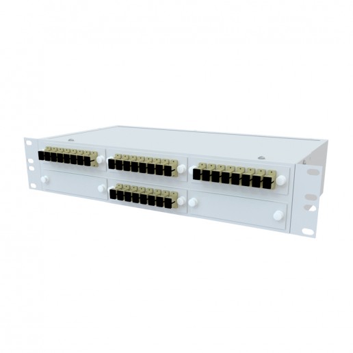 ТЕЛКОМ КСп-19-2U-32-SC/UPC-62.5/125 Кросс оптический 19" стоечный 2U на 32 порта SC 62,5/125мкм предсобранный (пигтейл SC 62,5/125-32шт, розетка SC-32шт, сплайс кассета, КДЗС-32шт)
