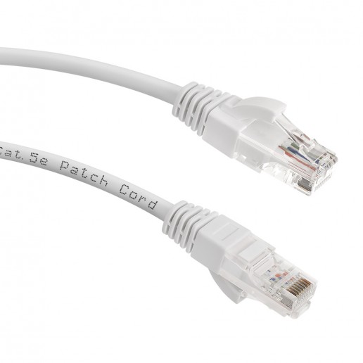 Cabeus PC-UTP-RJ45-Cat.5e-0.15m-WH Патч-корд U/UTP, категория 5е, 2xRJ45/8p8c, неэкранированный, белый, PVC, 0.15м