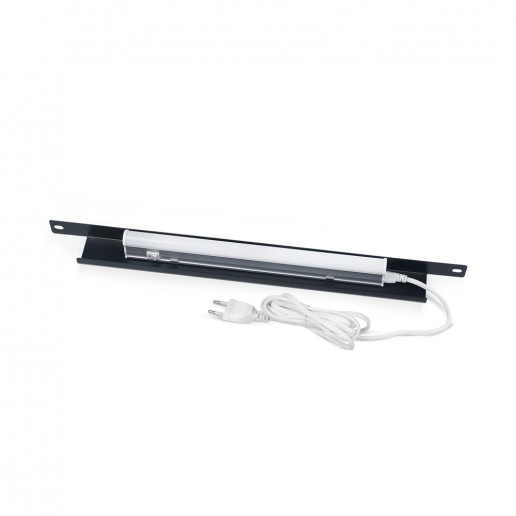 Cabeus JK03-BK Осветительная панель 19-дюймовая (19"), черная цвет RAL9004