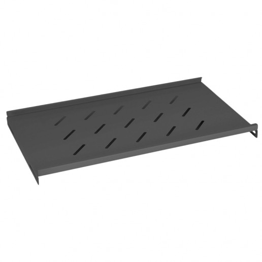Cabeus SH-J018-WM45-BK Полка 19" перфорированная для настенных шкафов глубиной 450 мм, цвет черный (RAL 9004)