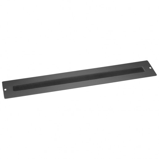 Cabeus JD04B-BK Щеточный кабельный ввод для настенных шкафов SH-05F, WSC-05D, напольных шкафов SH-05C, ND-05C, цвет черный (RAL 9004)