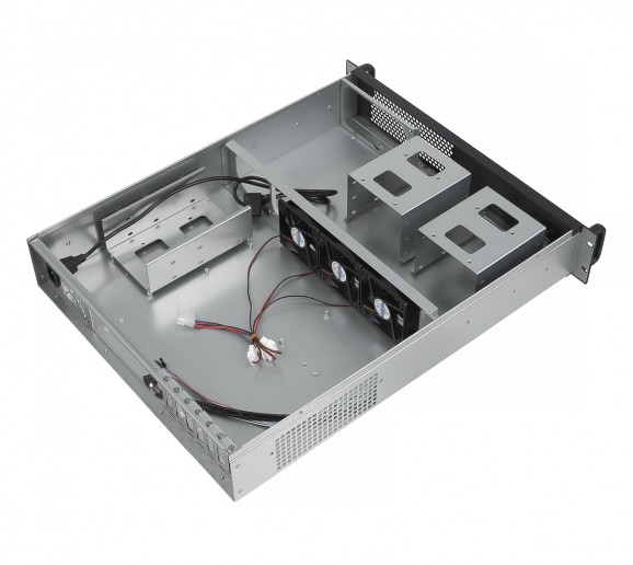 Cabeus CL-N239D Корпус cерверный 19" 2U, RM (ДxШxВ)мм: 550x430x88.8, 2x5.25"+5x3.5"HDD, без блока питания