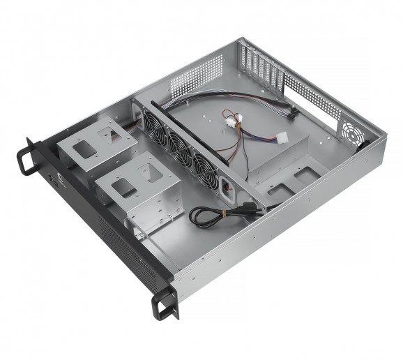 Cabeus CL-N239D Корпус cерверный 19" 2U, RM (ДxШxВ)мм: 550x430x88.8, 2x5.25"+5x3.5"HDD, без блока питания