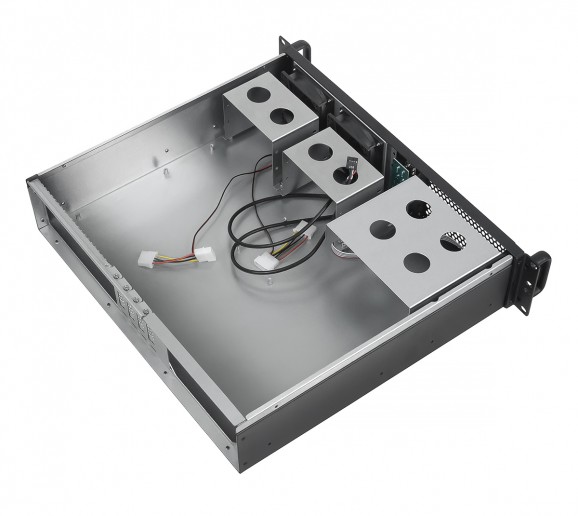 Cabeus CL-N239DS Корпус cерверный 19" 2U, RM (ДxШxВ)мм: 400x430x88.8, 2x5.25"+4x3.5"HDD, без блока питания