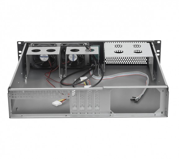 Cabeus CL-N239DS Корпус cерверный 19" 2U, RM (ДxШxВ)мм: 400x430x88.8, 2x5.25"+4x3.5"HDD, без блока питания