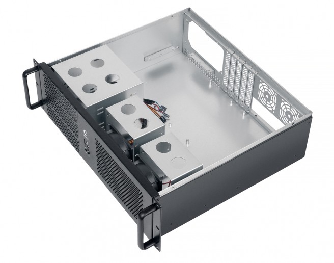 Cabeus CL-338C Корпус cерверный 19" 3U, RM (ДxШxВ)мм: 390x430x133.3, 3x5.25"+8x3.5"HDD, без блока питания