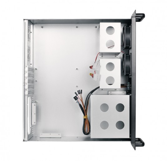 Cabeus CL-338C Корпус cерверный 19" 3U, RM (ДxШxВ)мм: 390x430x133.3, 3x5.25"+8x3.5"HDD, без блока питания