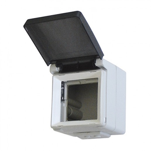 Efapel 48998 CCZ Корпус IP65 для установки модулей 45х45, серый, Серия 48 WATERPROOF (IP 65) влагозащищенная