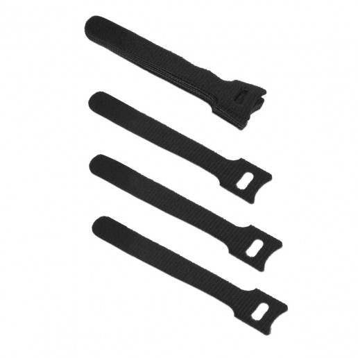 Cabeus CLAMP-135-BK Хомут для кабеля, липучка с мягкой застежкой, 135x14 мм, черный (10 шт.)