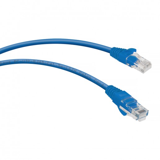 Cabeus PC-UTP-RJ45-Cat.5e-5m-BL-LSZH Патч-корд U/UTP, категория 5е, 2xRJ45/8p8c, неэкранированный, синий, LSZH, 5м