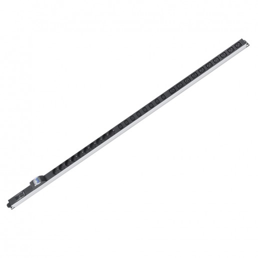 Cabeus PDU-32-10S-10C19-8C13-B-T Блок распределения питания для 19" шкафов, вертикальный, 10 розеток Schuko, 10 розеток IEC 320 C19, 8 розеток IEC 320 C13, 32А, автомат защиты, алюминиевый корпус, клеммная колодка