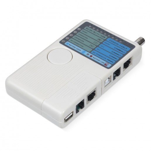 Cabeus HT-588CT Тестер 4 в 1В В для витой пары, коаксиала, телефона, USB
