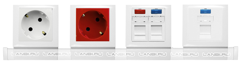 Короб (миниканал) 16x10 установка розеток на короб Efapel