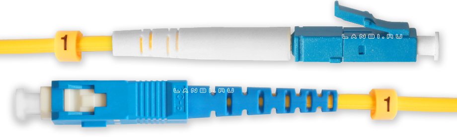 Оптический шнур, патч корд LC/UPC-SC/UPC 9/125 simplex SM одномод