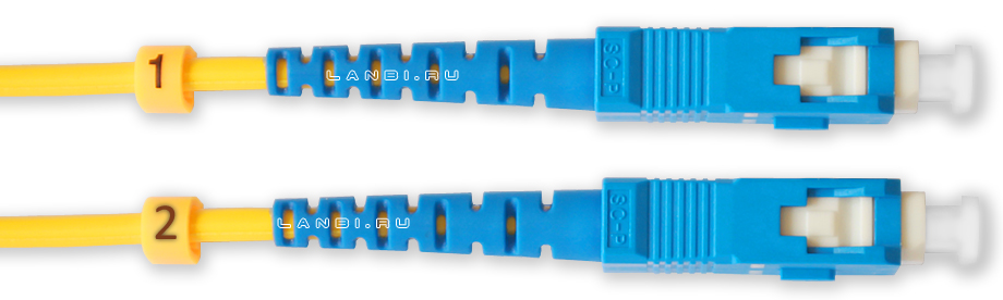 Оптический шнур, патч корд SC/UPC-SC/UPC 9/125 simplex SM одномод