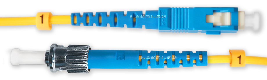 Оптический шнур, патч корд SC/UPC-ST/UPC 9/125 simplex SM одномод