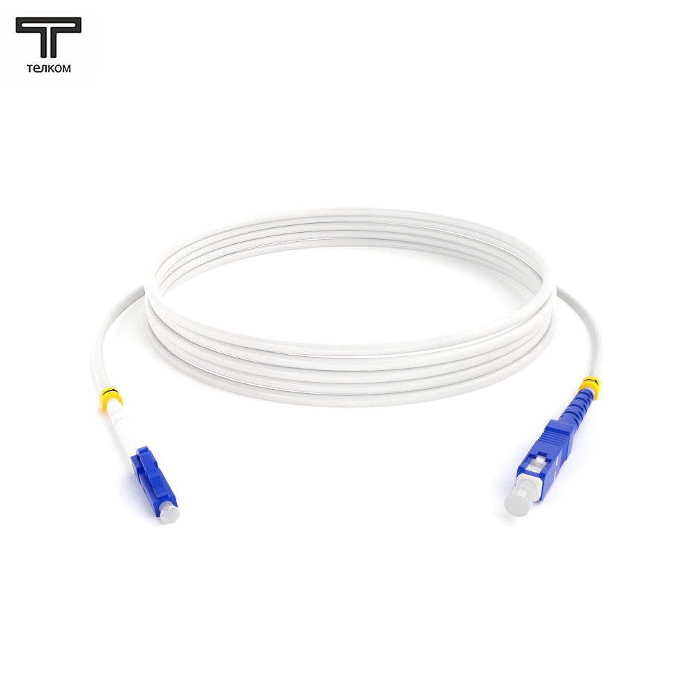 Шнур оптический simplex LC-SC 9/125 OS2 одномодовый SM