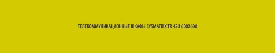 Напольные серверные шкафы SYSMATRIX TR глубиной 600мм