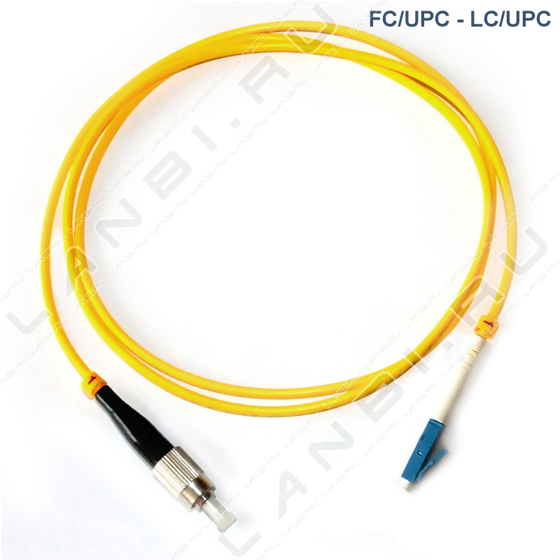 Оптический патч-корд LC/UPC-FC/UPC simplex 9/125 одномодовый длиной 0,5м
