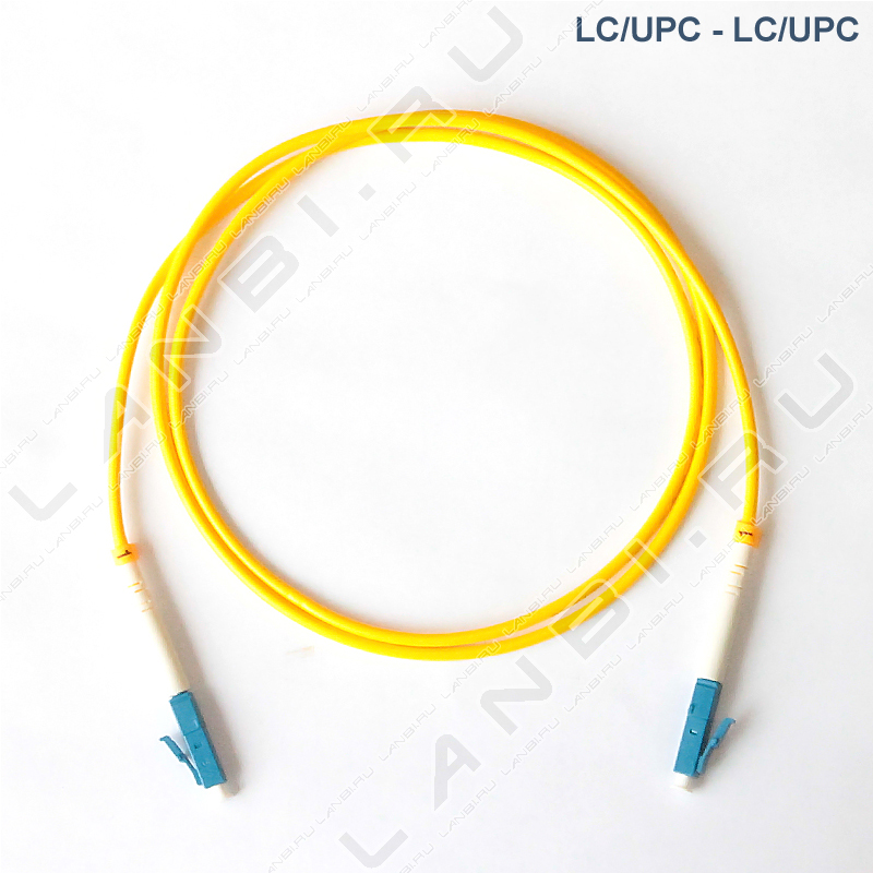 Оптический патч-корд LC/UPC-LC/UPC duplex 9/125 одномодовый длиной 1м