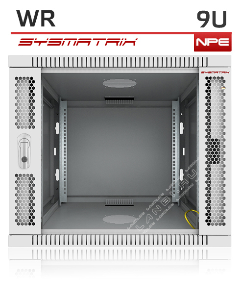 Шкаф телекоммуникационный 9U настенный 19" NPE серии SYSMATRIX
